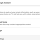 The Google Home app does include a setting for personalized results. Image: Screenshot